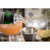 TableCraft Products 3525A 1 1/4 Oz. Clear Dip Tube Cash & Carry Proper Pour Widemouth Pourer