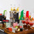 TableCraft Products N32VA 1 Qt. Polyethylene Cash & Carry PourMaster Complete Unit With PourMaster V-Neck Top & StorMaster Cap - 12/Case