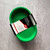 TableCraft Products C1076G 10.5" W x 7" D x 1.5" H Green Plastic Cash & Carry Chicago Baskets