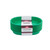 TableCraft Products C1076G 10.5" W x 7" D x 1.5" H Green Plastic Cash & Carry Chicago Baskets