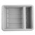 TableCraft Products 1547G 21" W x 17" D x 7" H Gray Tote Box