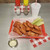 TableCraft Products 1079R 11.75" x 8.5" x 1.5" Red Rectangular Polypropylene Más Grande Platter Basket - 36/Case