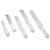 TableCraft Products 4206 6" Stainless Steel Blade White ABS Handle Icing Spatula