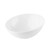 TableCraft Products M4092WH 4 Qt. 12 1/2" Dia. x 5 1/2"H White Round Melamine Sierra Melamine Collection Bowl