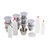TableCraft Products H110204 Clear Cash & Carry Chef Squeeze Bottle Set - 6/Case