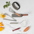 TableCraft Products 4100S 7" Rounded Stainless Steel Blade Food Turner With Wood Handle