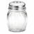 TableCraft Products P260SL 6 Oz. Chrome Plated Slotted Metal Top Swirl Polycarbonate Jar Shaker