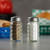 TableCraft Products C163-12 1.5 Oz. Stainless Steel Tops Nostalgia Cash & Carry Salt / Pepper Shaker
