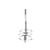 TableCraft Products 608R  8 - 1/2" x 8 - 3/8" x 3 - 7/8"Chrome Plated Oil & Vinegar Dispenser Rack