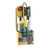 TableCraft Products H918NBK Cash & Carry Gemelli Bottle Set With Black Metal Rack