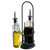 TableCraft Products H918NBK Cash & Carry Gemelli Bottle Set With Black Metal Rack