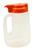 TableCraft Products PP32x 32 Oz. Clarified Polypropylene Orange Option Dispenser