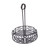 TableCraft Products BK2679 7.25" Dia. x 10"H Black Mediterranean Versa Rack - 2/Case