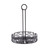 TableCraft Products BK2679 7.25" Dia. x 10"H Black Mediterranean Versa Rack - 2/Case
