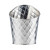 TableCraft Products 10042 10 Oz. Slanted Round Stainless Steel Lattice Collection Fry Cup