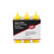 TableCraft Products C112M 12 Oz. Yellow Cash & Carry Squeeze Dispenser 38mm Opening - 12 Cases of 6