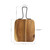 TableCraft Products 10076 9 1/8" W x 8 1/4" D x 3/5" H Light Brown Rectangular Industrial Collection Serving Paddle