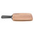 TableCraft Products 10076 9 1/8" W x 8 1/4" D x 3/5" H Light Brown Rectangular Industrial Collection Serving Paddle