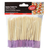 TableCraft Products BAMP45PR 4 1/2" Purple Bamboo Cash & Carry Paddle Pick