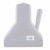 TableCraft Products PR8 8.13"W x 2" H x 9.25" D Plastic Right Handle French Fry Scoop