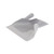 TableCraft Products PR8 8.13"W x 2" H x 9.25" D Plastic Right Handle French Fry Scoop