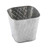 TableCraft Products 10043 20 Oz. Tapered Square Stainless Steel Lattice Collection Fry Cup