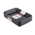 TableCraft Products C1079BK 11.75" W x 8.5" D x 1.5" H Black Polypropylene Cash & Carry Mas Grande Baskets