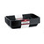 TableCraft Products C1079BK 11.75" W x 8.5" D x 1.5" H Black Polypropylene Cash & Carry Mas Grande Baskets