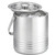 TableCraft Products RIB76 58 Oz. Double Wall Insulation Stainless Steel Room Service Ice Bucket