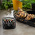 TableCraft Products BK156 3" W x 2.5" D x 2" H Black Powder Coated Metal Artisan Collection Sugar Packet Holder