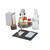 TableCraft Products BK156 3" W x 2.5" D x 2" H Black Powder Coated Metal Artisan Collection Sugar Packet Holder