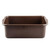 TableCraft Products 1537BR 21 1/2" W x 15 3/4" D x 7" H Brown Tote Box
