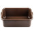 TableCraft Products 1537BR 21 1/2" W x 15 3/4" D x 7" H Brown Tote Box