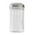 TableCraft Products 800 12 Oz. Fluted Glass Shaker With Stainless Steel Perforated Top - 2 Dozen