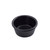 TableCraft Products RAM1FBK 1 Oz. Melamine Black Plain Ramekin - 12/Case