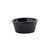 TableCraft Products RAM1FBK 1 Oz. Melamine Black Plain Ramekin - 12/Case
