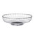 TableCraft Products 4176 11 3/8" W x 8" D x 3 1/4" H Oval Chrome Plated Cash & Carry Chalet Basket