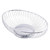 TableCraft Products 4176 11 3/8" W x 8" D x 3 1/4" H Oval Chrome Plated Cash & Carry Chalet Basket