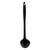 TableCraft Products 10051 11 5/8" 2 Oz. One-Piece Silicone Handle Stainless Steel Ladle