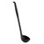 TableCraft Products 10051 11 5/8" 2 Oz. One-Piece Silicone Handle Stainless Steel Ladle
