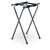 TableCraft Products 24 18 1/4" W x 16 1/2" D 31 3/4" H Chrome Plated Tray Stand