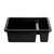 TableCraft Products 1547B 21" W x 17" D x 7" H Black Tote Box