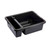 TableCraft Products 1547B 21" W x 17" D x 7" H Black Tote Box