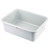 TableCraft Products P1537G 21 1/2" W x 15 3/4" D x 7" H High Density Polyethylene Stackable Gray Tote Box (Sold in Pallet of 240)