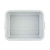 TableCraft Products P1537G 21 1/2" W x 15 3/4" D x 7" H High Density Polyethylene Stackable Gray Tote Box (Sold in Pallet of 240)
