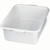 TableCraft Products P1537G 21 1/2" W x 15 3/4" D x 7" H High Density Polyethylene Stackable Gray Tote Box (Sold in Pallet of 240)