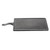 TableCraft Products MSP4520 13" x 8 3/4" W Platter With 4 3/4" Handle Rectangular Melamine Black Slate Frostone Collection Serving Paddle