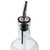 TableCraft Products 916 16 Oz. Square Green Tinted Glass Prima Bottle With Stainless Steel Pourer