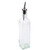 TableCraft Products 916 16 Oz. Square Green Tinted Glass Prima Bottle With Stainless Steel Pourer