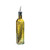 TableCraft Products 916 16 Oz. Square Green Tinted Glass Prima Bottle With Stainless Steel Pourer